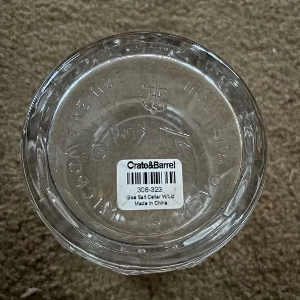 Anchor Hocking Fire King Salt Dip Bowl With Lid